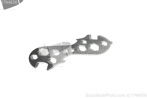 Image of Bike repair wrench, isolated on white background             