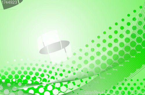 Image of abstract halftone background in vector 