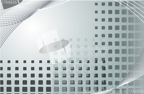 Image of abstract halftone background in vector 