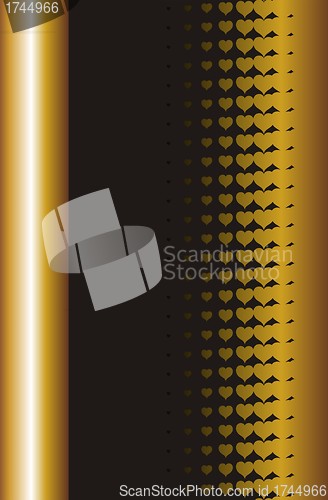 Image of valentines heart halftone background in vector 