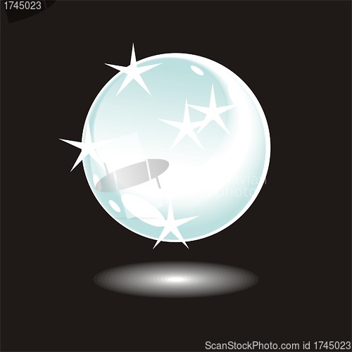 Image of pearl  or magic crystal ball 