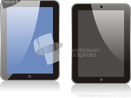 Image of Vector concept tablet  PS, IPAD. No transparency effects. EPS8 Only