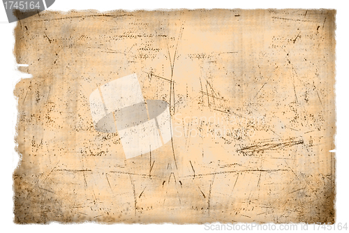 Image of old paper, grunge background , parchment, papyrus, manuscript,