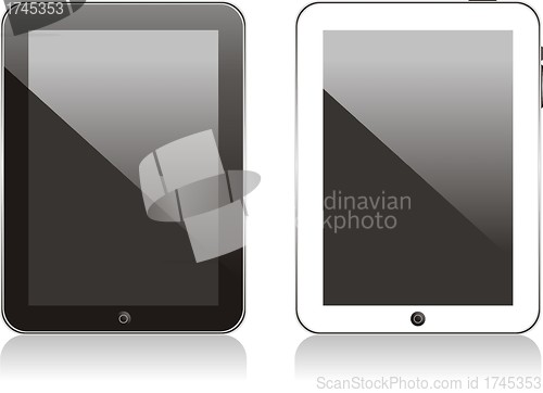 Image of Vector concept tablet  PS, IPAD. No transparency effects. EPS8 Only