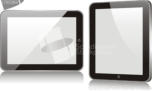 Image of Vector concept tablet  PS, IPAD. No transparency effects. EPS8 Only