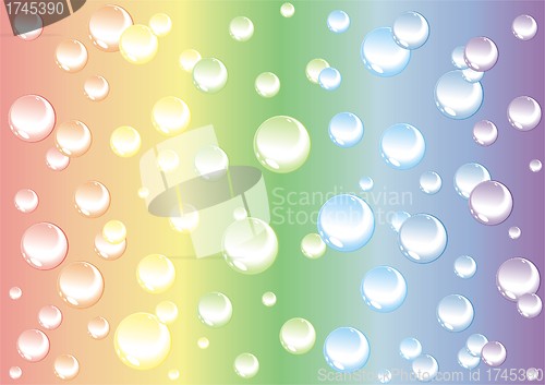 Image of bubbles background