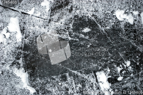 Image of ice rink with snow texture