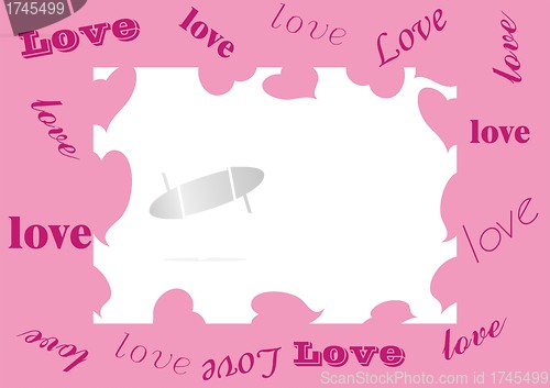 Image of valentines frame