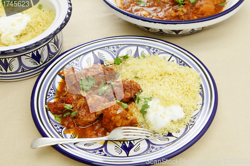 Image of Chicken tagine meal horizontal