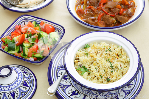 Image of Moroccan feast
