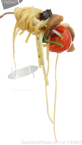 Image of Pasta on a fork