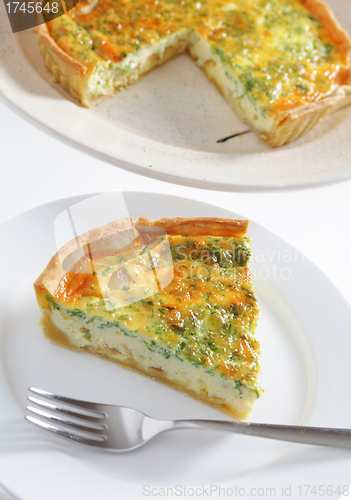 Image of Onion and parsley quiche