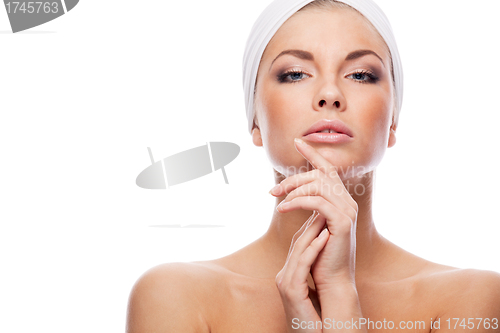 Image of Beautiful woman.