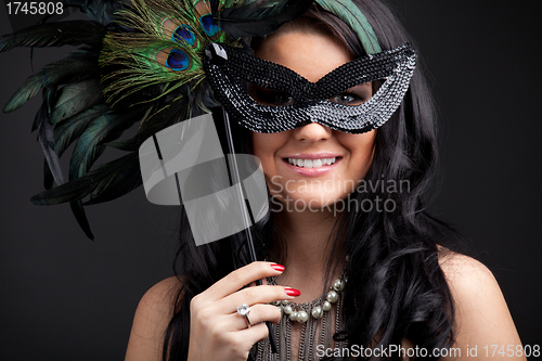 Image of Woman with mask