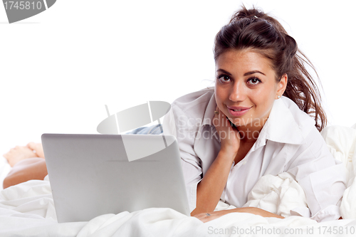 Image of Woman with laptop