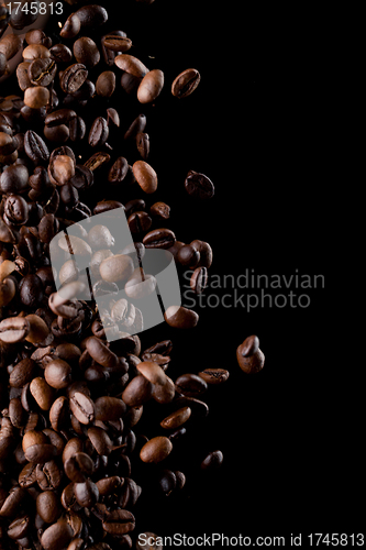 Image of Flying coffee beans