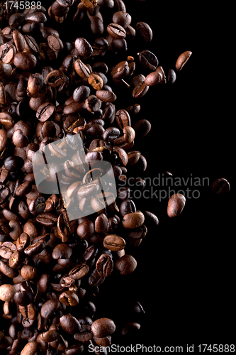 Image of Flying coffee beans