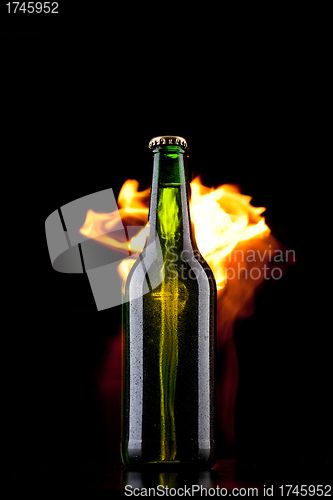 Image of Beer with fire