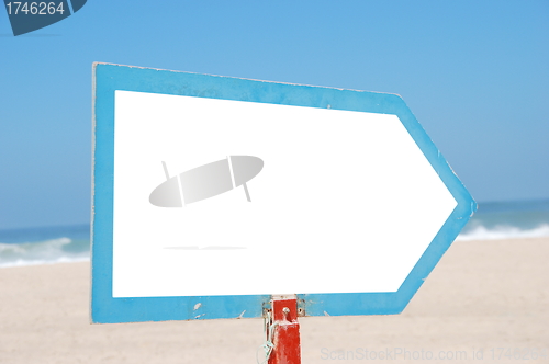 Image of Sign at the beach