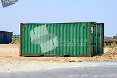 Image of Green container