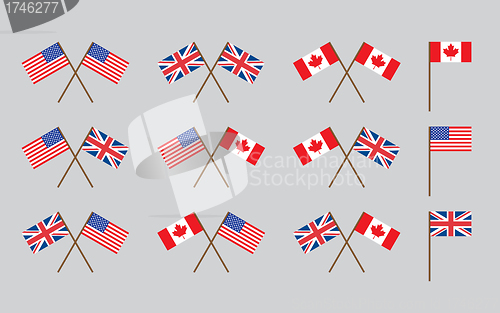 Image of friendship flags