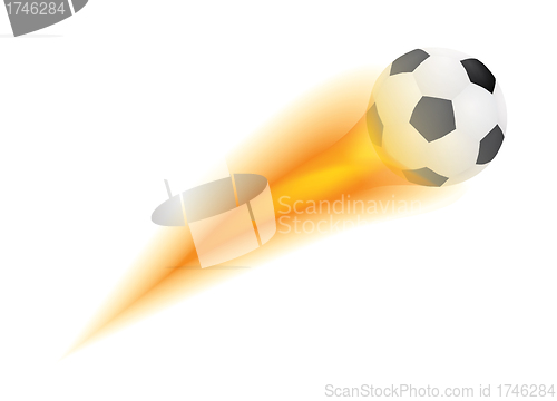 Image of flying ball