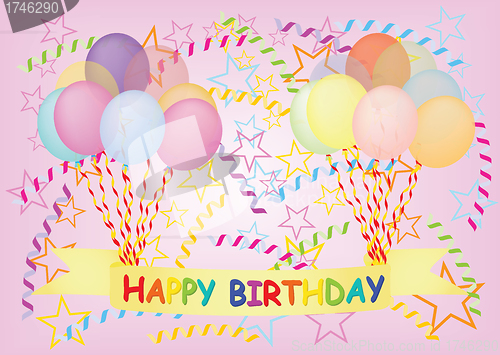 Image of happy birthday postcard 