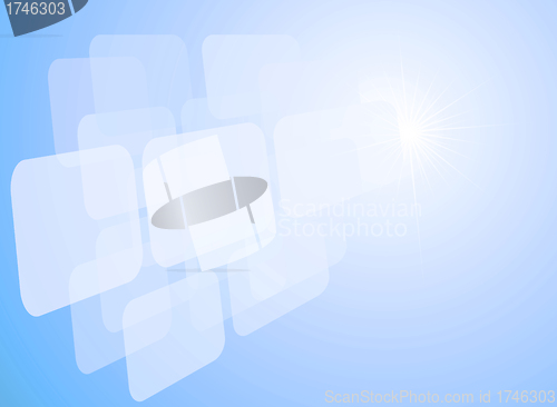 Image of abstract blue background