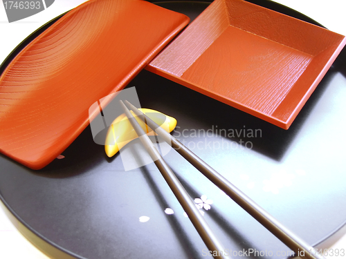 Image of Oriental table setting