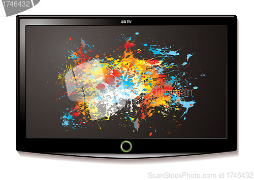 Image of LCD TV Splat screen