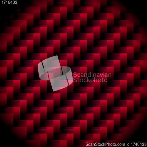 Image of Carbon weave red