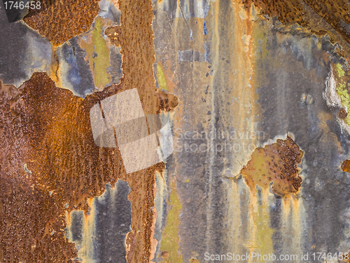 Image of rusty steel plate
