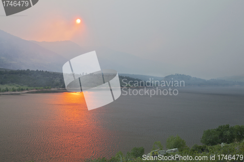 Image of wildfire smole in Colorado