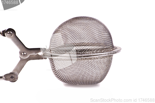 Image of a tea infuser isolated on a white background