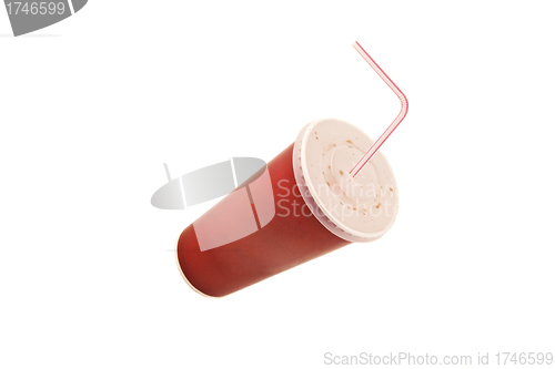 Image of Red fast food cup