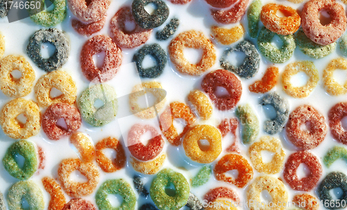 Image of Colorful cereal