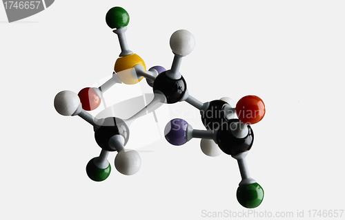 Image of Colorful Molecule