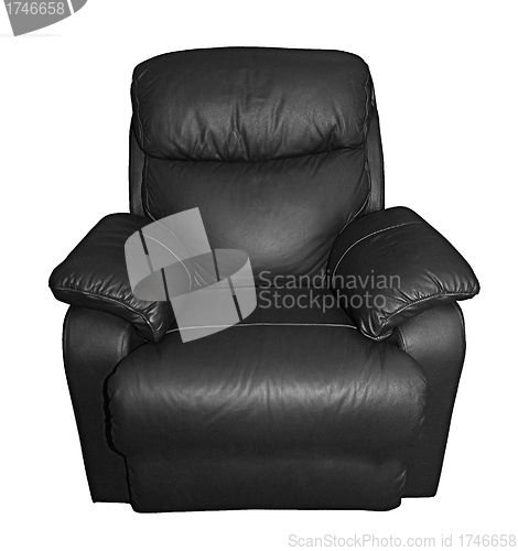 Image of expensive leather arm chair