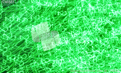 Image of Green light effect background