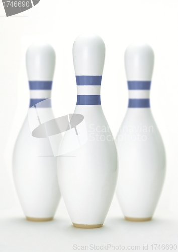 Image of bowling skittles