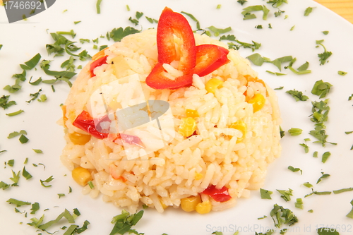 Image of salad with rice