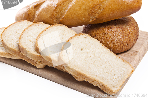 Image of Loaf of bread background