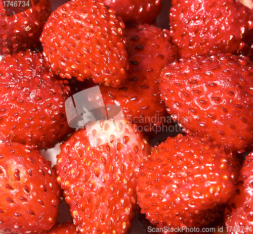 Image of fresh strawberry background