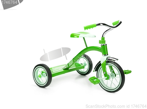 Image of kids bike isolated