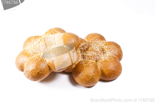 Image of two bagels with sesame seeds