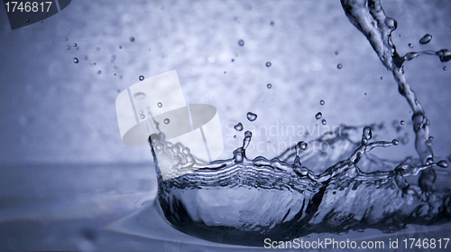 Image of Water splash isolated