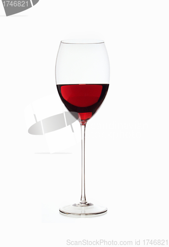 Image of Red wine in glass