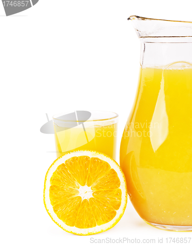 Image of Fresh orange juice in a glass