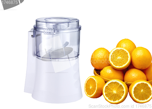 Image of Blender with fruit