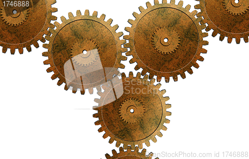 Image of Industrial gears detail